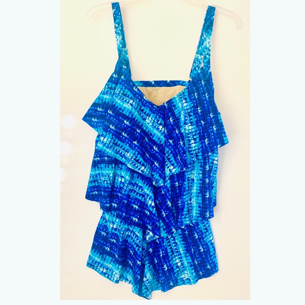Swimsuits for All Plus Size 22 New Tankini Top